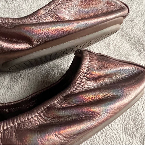 The Storehouse Flats Geaux Gunmetal Rainbow Sparkly Leather Ballet Flat Sz 11 - Picture 7 of 12